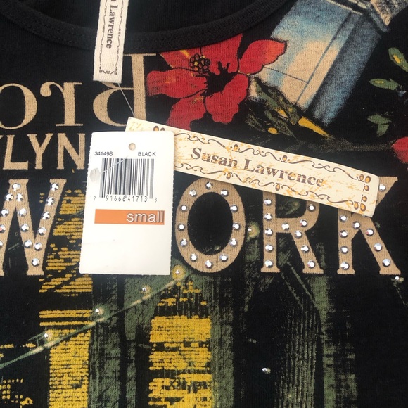 Susan Lawrence New York Long sleeve Shirt Size Small NWT - Picture 3 of 4